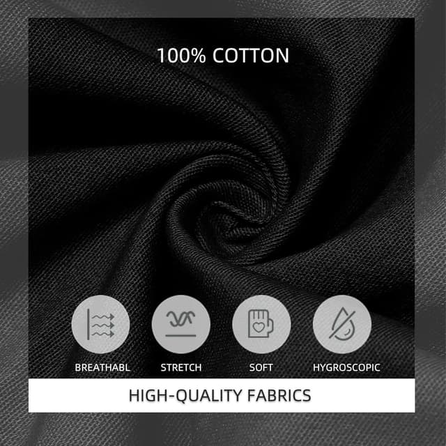 Detalle de LIUPMWE Herren Chino Cargo Hose aus Baumwolle mit Kordelzug – Jogginghose & Freizeithose