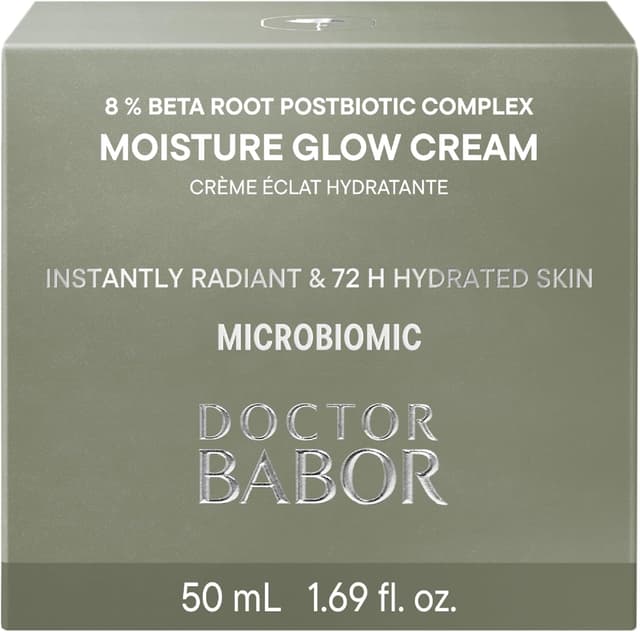 Detalle de BABOR DOCTOR BABOR Microbiomic Moisture Glow Cream 50 ml – crema viso idratante vegana