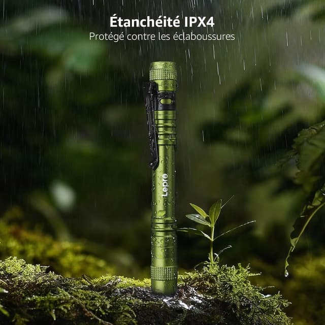 Thumbnail 2 de Lepro Lampe Torche 13 cm, 2 piles AAA