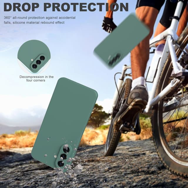 Thumbnail 5 de ARRYNN Funda Samsung Galaxy A56 5G Verde con Cristal Protector