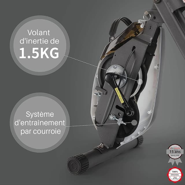 Thumbnail 5 de Ultrasport F-Bike Pro Vélo d’intérieur pliant