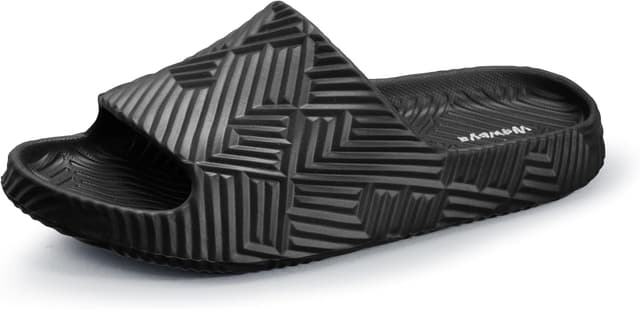 Detalle de Weweya EVA Shower Slides for Women and Men — Non-Slip Bathroom & Beach Slippers