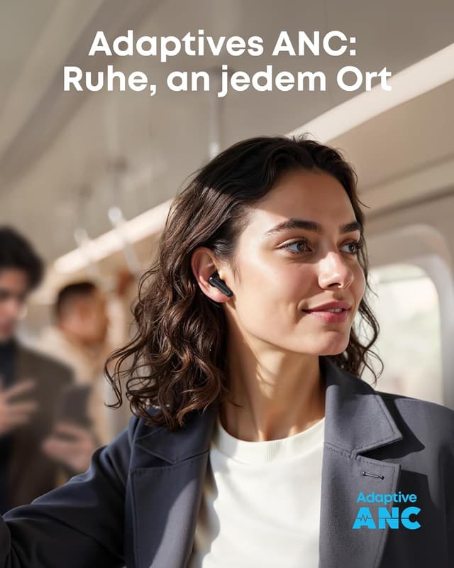 Detalle de Soundcore P41i by Anker Adaptive Noise Cancelling In-Ear Kopfhörer mit Powerbank-Case (192h)