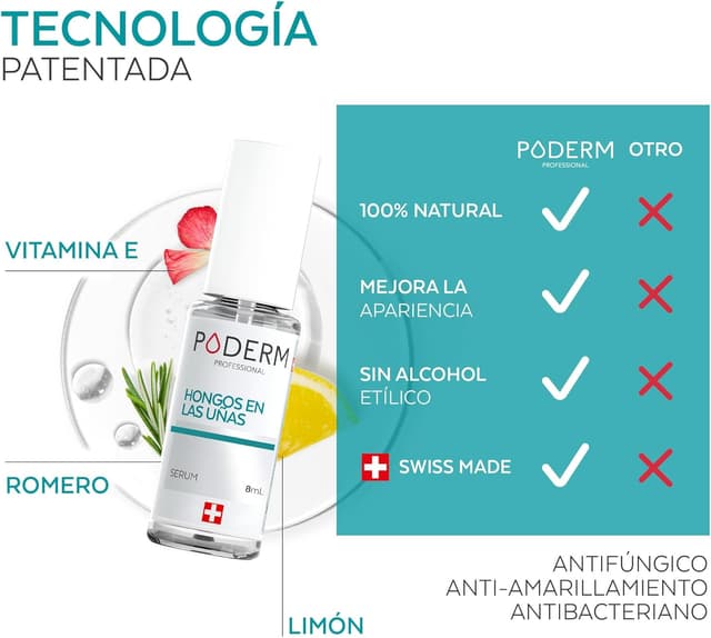 Thumbnail 3 de PODERM Tratamiento antifúngico para uñas de pies