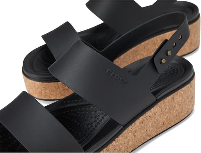 Detalle de Sandales femme Crocs Brooklyn Cork Low Wedge