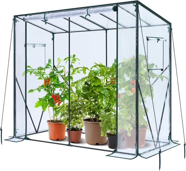 Imagen de Ohuhu Tomaten Gewächshaus 200x77x170 cm en OfertitasTOP