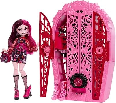 Detalle de Monster High Skulltimate Secrets Draculaura 🌟 Jardín Misterioso con Sorpresas