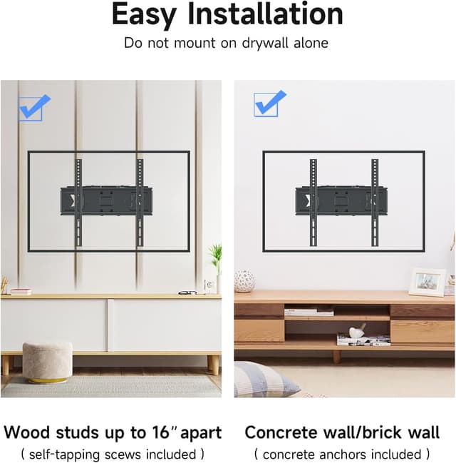 Thumbnail 6 de suptek MA001 36.8cm Slim Full Motion TV Bracket