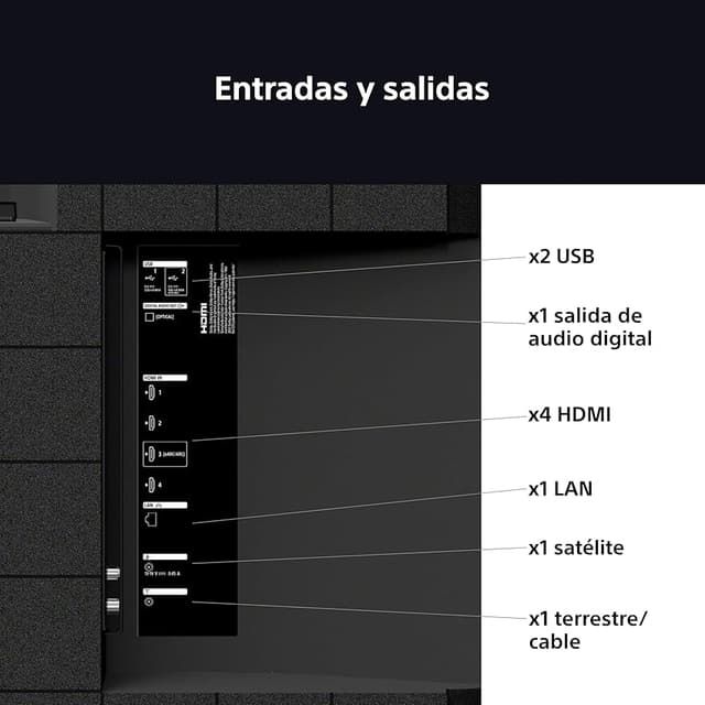 Detalle 2 de Sony BRAVIA 3 55" LED TV con Dolby Vision, Atmos y Google TV