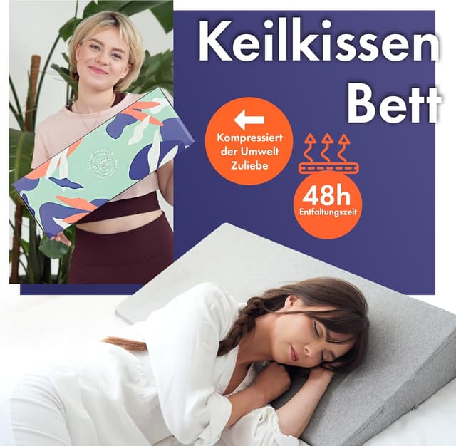 Thumbnail 4 de DYNMC you Keilkissen Bett für ruhige Nächte & Magenberuhigung – Matratzenkeil und Rückenkissen