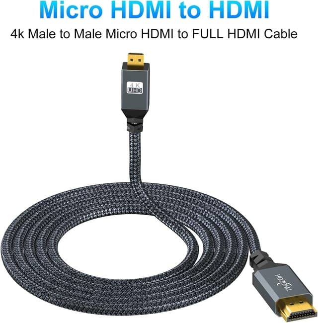 Thumbnail 4 de Twozoh 4K Micro HDMI Cable 5M