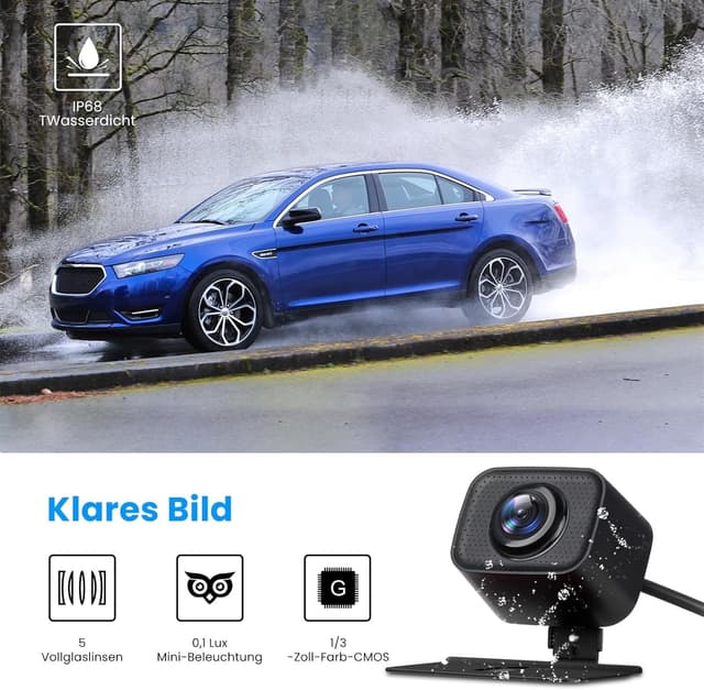 Thumbnail 3 de AUTO-VOX W7 Rückfahrkamera 5Zoll kabellos