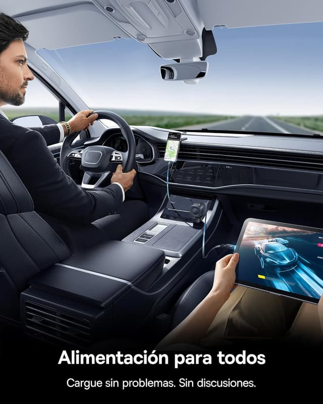 Thumbnail 4 de Baseus Cargador de Coche Retráctil 163W