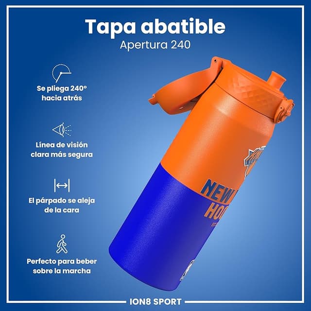Detalle 2 de ion8 NBA New York Knicks Botella térmica 750 ml 🚰