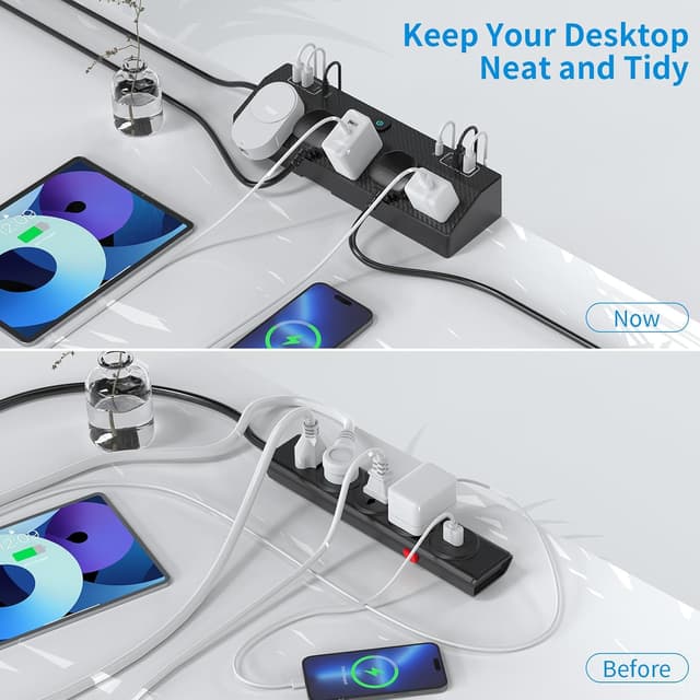 Thumbnail 5 de HAFINO Desk Extension Lead 1.8M with 20W PD