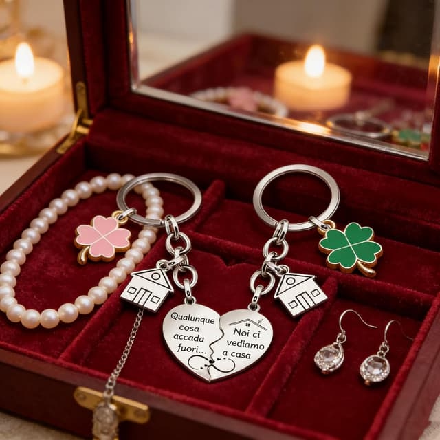 Thumbnail 6 de Portachiavi JRZDFXS Ci vediamo a Casa in acciaio 🏠