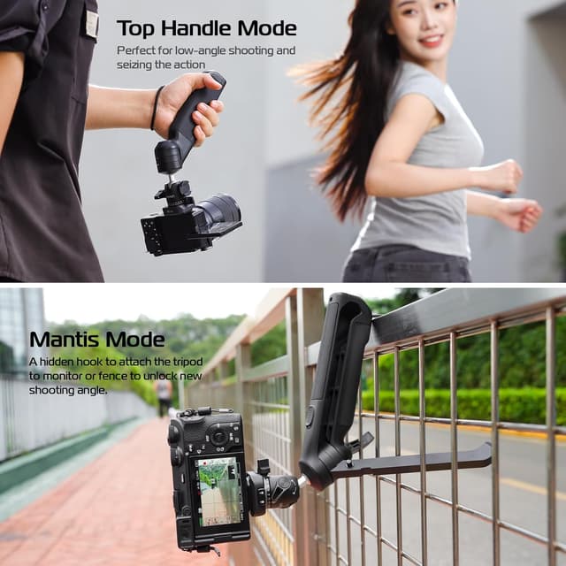 Thumbnail 6 de ULANZI TT38 Mini-Stativ mit 3 kg Tragfähigkeit und F38-Schnellwechselplatte (Reisestativ für Sony a7c, Nikon Z30, Fujifilm X-S10/X-S20)