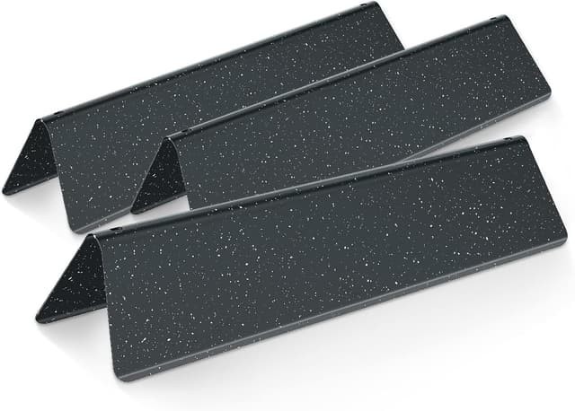 Detalle de Barres Flavorizer 7635 en acier inoxydable Coisien pour barbecue à gaz Weber Spirit 200 (E210/E220, façade de commande)