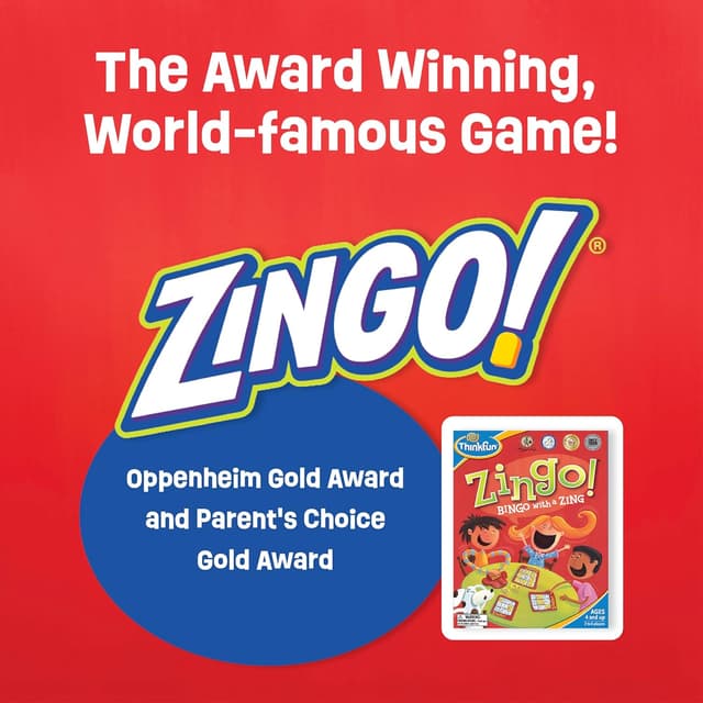 Detalle 2 de ThinkFun Zingo Bingo Preschool Game
