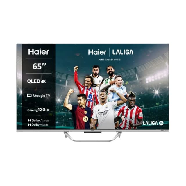 Detalle de Haier QLED H65Q800UX de 65" 4K UHD con Google TV, Dolby Vision y gaming 120Hz (HDMI 2.1)