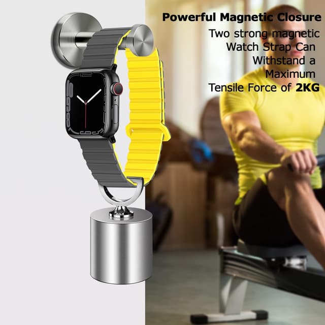 Thumbnail 4 de Tasikar Thin Silicone Magnetic Loop 49mm for Apple Watch