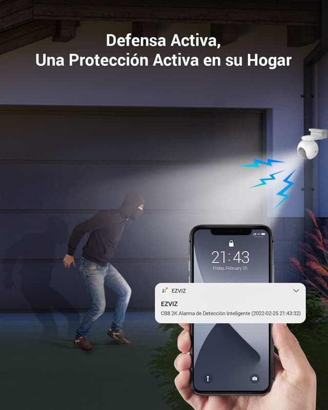 Thumbnail 6 de EZVIZ CB8 Cámara Exterior WiFi 2K, Batería 210 Días, Audio