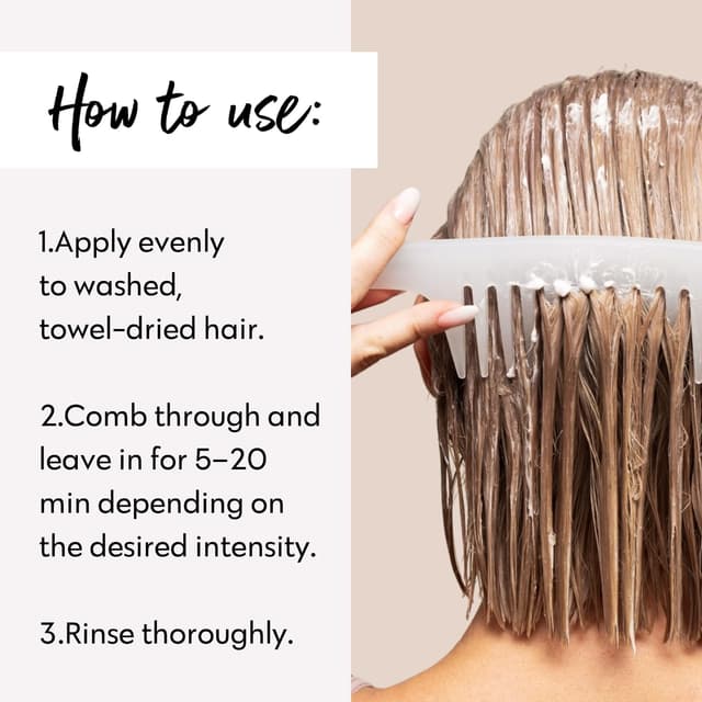 Detalle de FOUR REASONS Color Mask in Cool Sand Blonde (27 Colors) – Hair Gloss & Color Depositing Conditioner (6.76 fl oz)