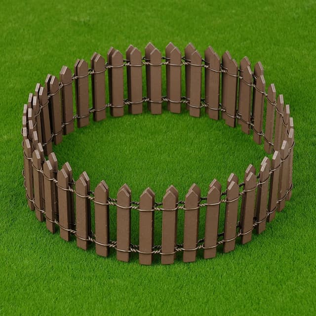 Thumbnail 5 de Aolso clôture jardin bois blanc 90x5 cm