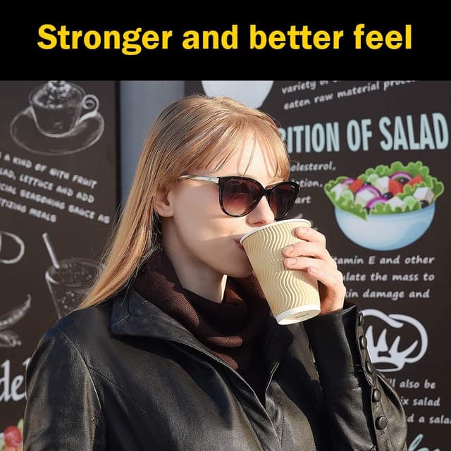 Thumbnail 5 de SPRINGPACK Paper Coffee Cups 100 pack 🥤