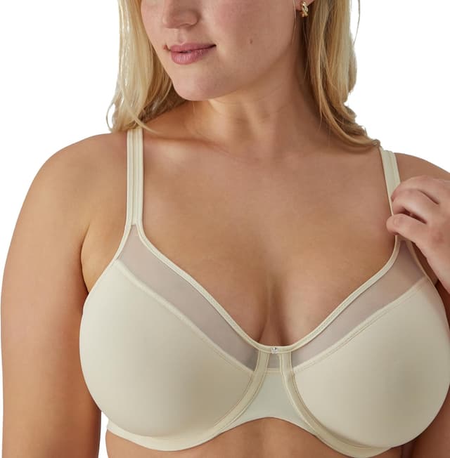 Detalle 2 de Bali Women’s Seamless Underwire Bra with Convertible Straps (Ultra Light), One Smooth U