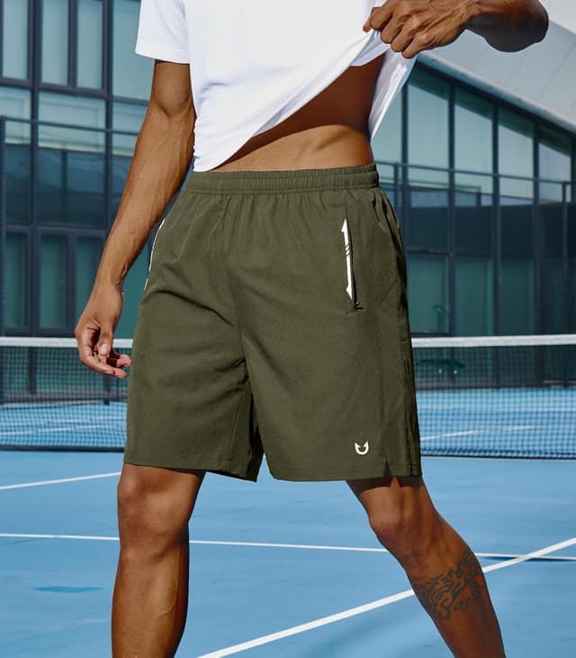 Detalle de NORTHYARD Men’s Running Athletic Shorts (5”, 7”, or 9”) — Quick-Dry, Linerless Workout & Gym Short