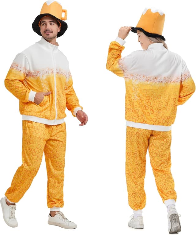 Thumbnail 1 de KUKIKUKI Bier Trainingsanzug Retro 80er