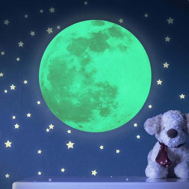 Imagen de Paraboo Luna fluorescente 30 cm adesivo per cameretta 🌙 en OfertitasTOP