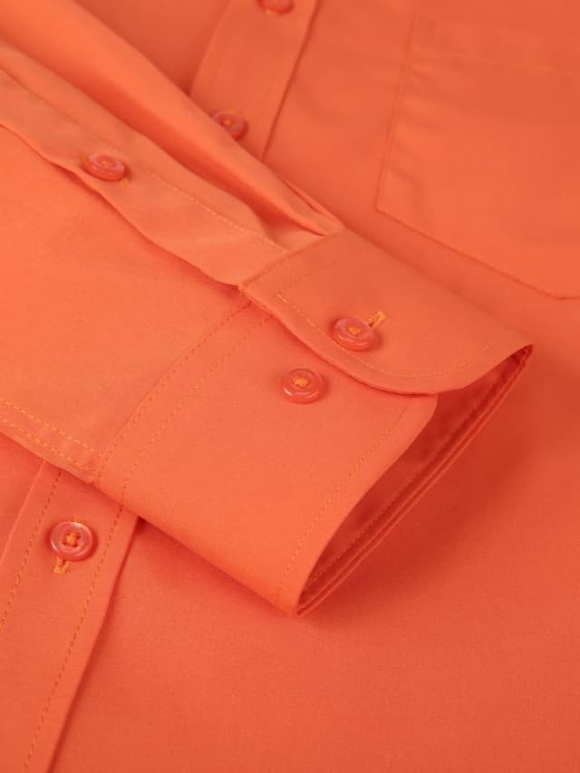 Detalle de corfty Men Long Sleeve Dress Shirt — Regular Fit Stretch Free-Wrinkle Casual Button-Down