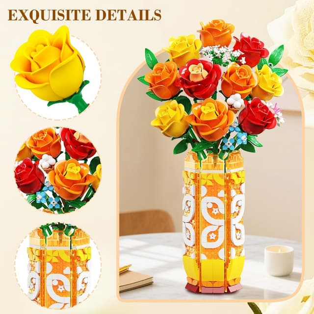 Thumbnail 3 de CUBIMANA Blumenstrauß-Bausatz mit Vase