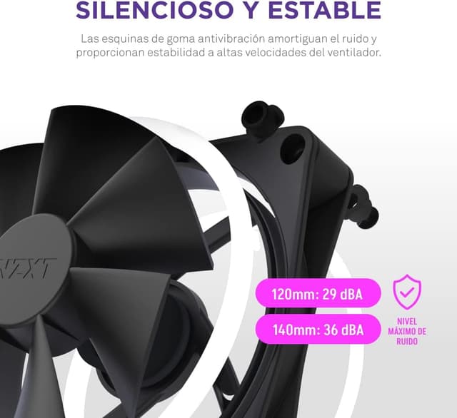 Thumbnail 7 de NZXT F140 RGB Duo - Ventiladores RGB 140 mm 🌈