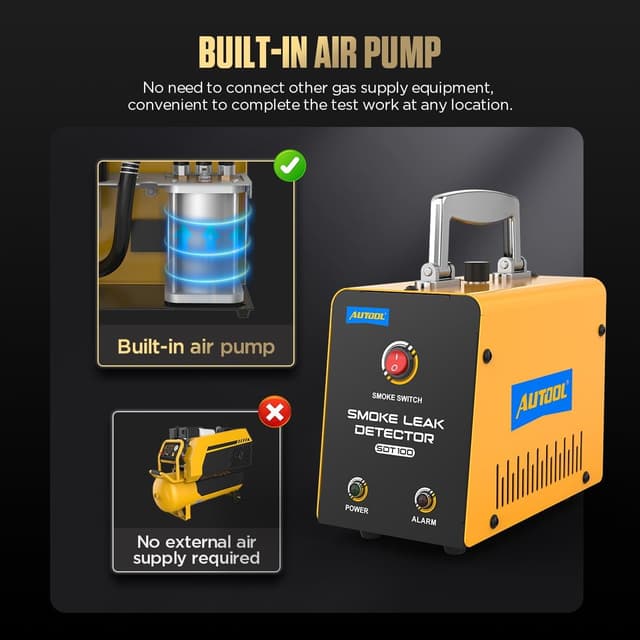 Thumbnail 1 de AUTOOL Smoke Machine Detector 12V