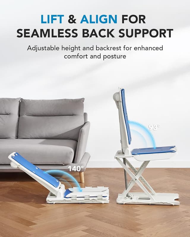 Detalle de HUANUO 2-in-1 Chair Lift, 308 lbs ⚙