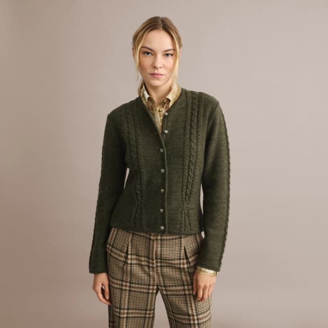 Detalle de Verhunt Chaqueta tricot mujer Lambswool