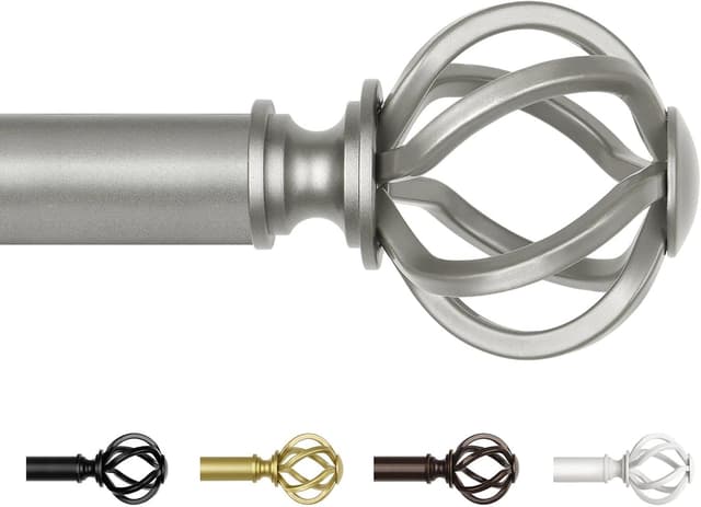 Imagen de USFOOK Curtain Rods for Windows 48โ84" โ๐ en OfertitasTOP