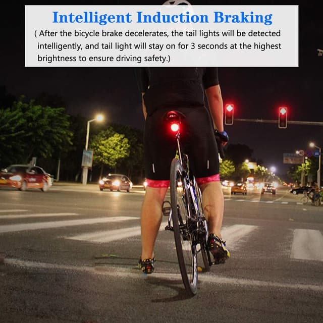 Thumbnail 3 de XIAOKOA Feux Arrière pour Vélos alarme intelligent