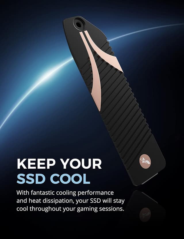 Thumbnail 4 de SABRENT SB-PSHS PS5 M.2 NVMe heatsink 1 aluminium cooler