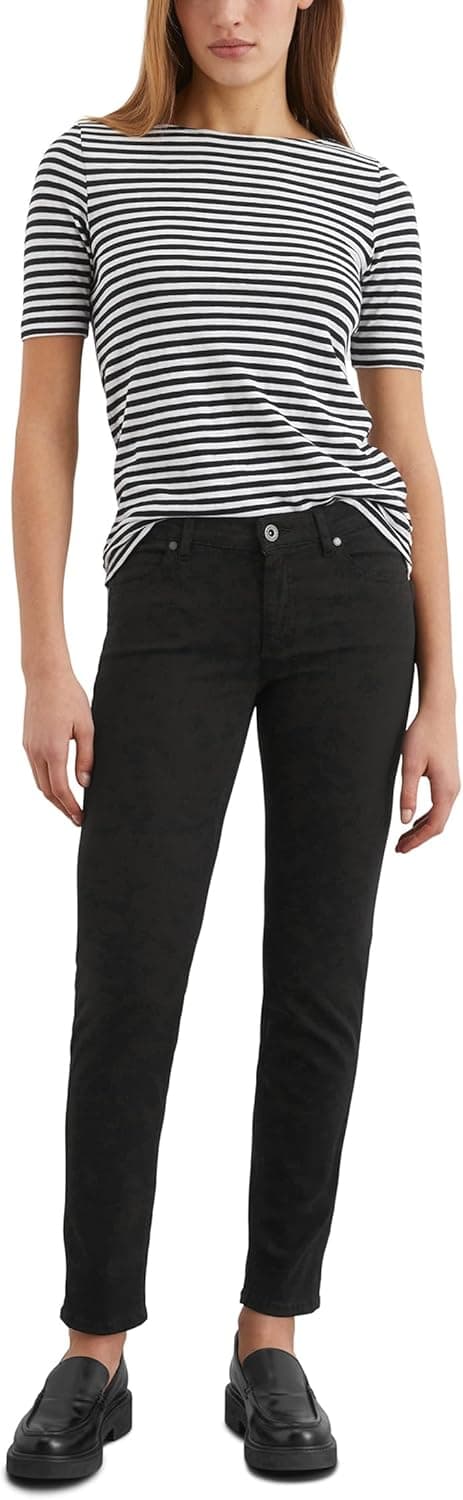 Detalle 2 de Marc O’Polo Damen Hose im Slim-Fit mit Stretch-Anteil und Five-Pocket-Style