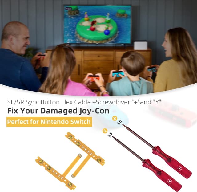 Detalle 2 de Flachbandkabel Reparaturset für Joy-Con