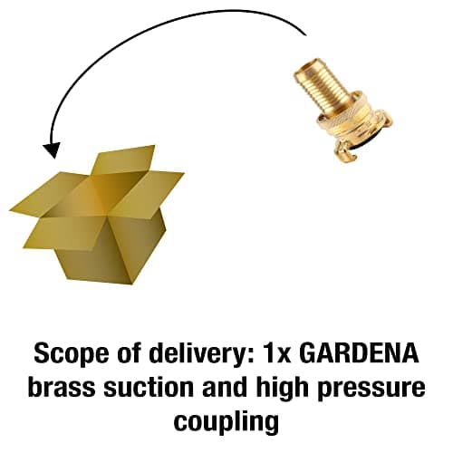 Detalle 1 de GARDENA 7121-20 Acoplamiento latón 25 mm, 40 bar