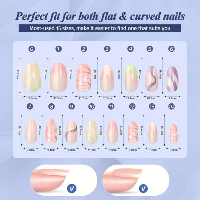 Thumbnail 3 de Anglicolor Unghie Nude Finto 30 pezzi