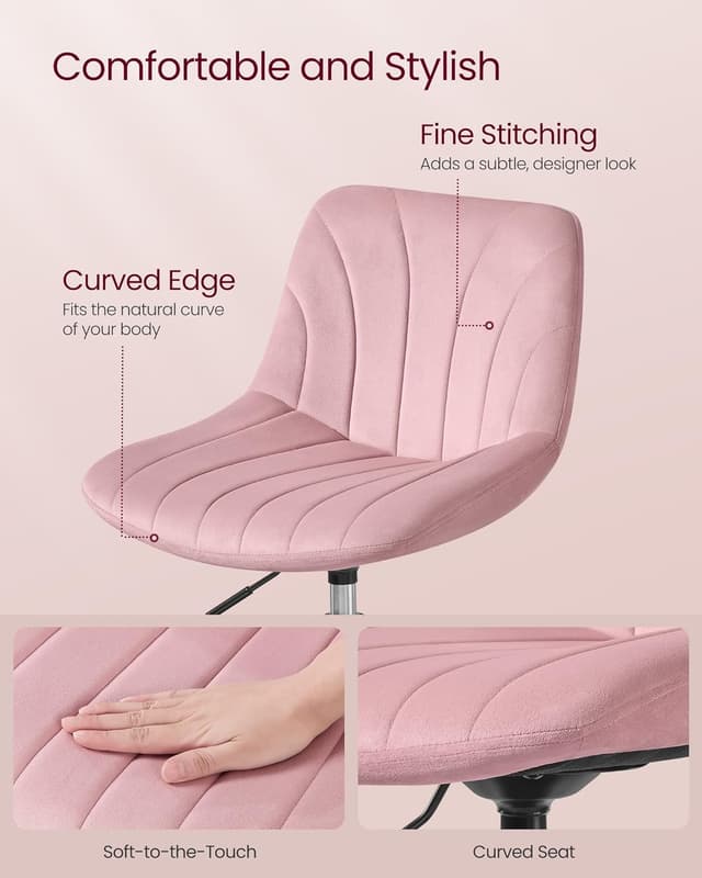 Thumbnail 5 de VASAGLE Dressing Table Chair 360° Swivel