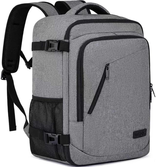 Detalle de Sac à dos cabine WENIG 40 x 30 x 20 cm avec USB et compartiment ordinateur 14 pouces