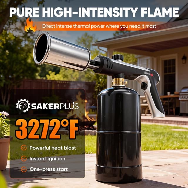 Thumbnail 1 de Sakerplus Propane Torch 3272°F for Searing Steak