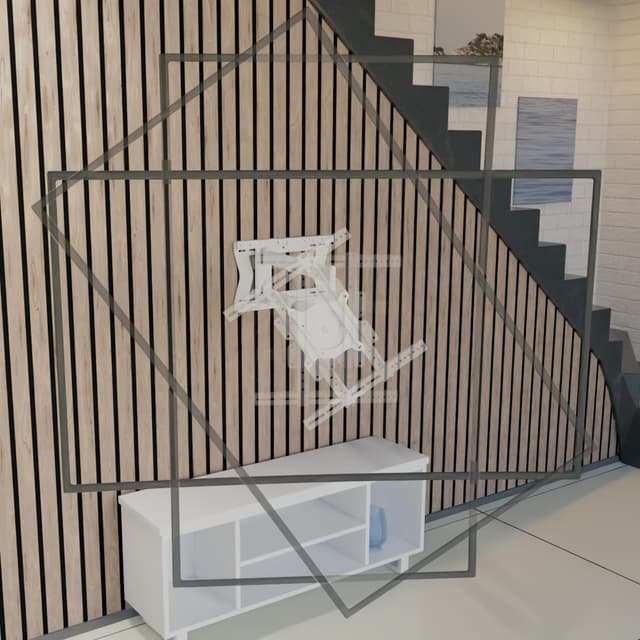 Detalle 2 de XTRARM TiTon 120 cm supporto TV girevole